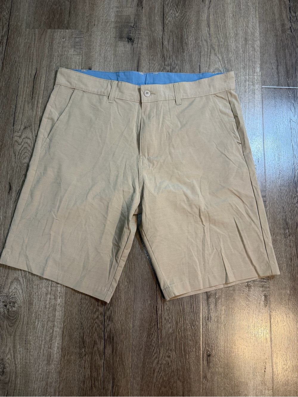 burnside Tan Flat-Front Men’s Shorts